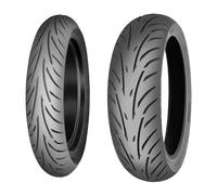 SET DE PNEUS MITAS 120/70-19 (60W) + 190/55-17 (75W) TOURING FORCE