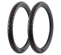 SET DE PNEUS MITAS 2.50-18 45P + 2.50-17 43J MC11