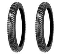 Mitas H-03 52s Tt Custom Front Tire Argenté 3.00 / 18