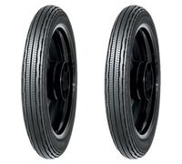 SET DE PNEUS MITAS 3.25-18 59P + 2.50-16 41L H-04