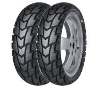 SET DE PNEUS MITAS 3.50-10 51P + 100/80-10 53P MC-32 WIN SCOOT