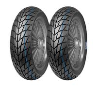 SET DE PNEUS MITAS 3.50-10 51P + 120/80-12 55P MC20 MONSUM M+S RACING RAIN