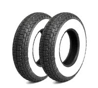 SET DE PNEUS MITAS 3.50-8 46J + 4.00-8 66J B-13 FASCIA BIANCA
