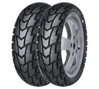 SET DE PNEUS MITAS 80/80-14 53L + 3.50-10 51P MC-32 WIN SCOOT