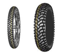 Mitas Enduro Trail ( 140/80B18 TT/TL 70H roue arrière, Marquage M+S, Composé de caoutchouc Dakar, gelb )