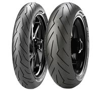 SET DE PNEUS PIRELLI 100/80-17 52H + 150/60-17 66H DIABLO ROSSO III 3