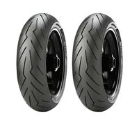 SET DE PNEUS PIRELLI 100/80-17 52S + 150/60-17 66S DIABLO ROSSO SPORT