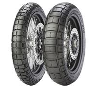 SET DE PNEUS PIRELLI 100/90-19 57V + 140/80-17 69V SCORPION RALLY STR M+S