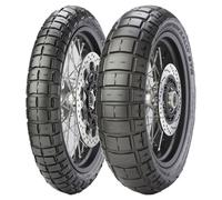 SET DE PNEUS PIRELLI 110/80-18 58H + 130/70-13 57P SCORPION RALLY STR M+S
