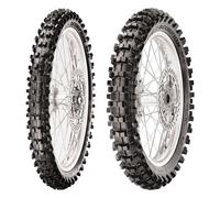 SET DE PNEUS PIRELLI 110/90-19 62M + 120/90-19 66M SCORPION MX32 MID SOFT