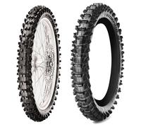 SET DE PNEUS PIRELLI 110/90-19 MX32 MID S + 120/90-18 MX S