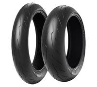 SET DE PNEUS PIRELLI 120/60-17 (55W) + 180/60-17 (75W) DIABLO ROSSO IV 4