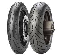 SET DE PNEUS PIRELLI 120/70-14 55H + 140/70-13 61P DIABLO ROSSO SCOOTER