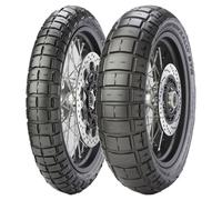 SET DE PNEUS PIRELLI 120/70-19 60V + 150/70-18 70V SCORPION RALLY STR M+S