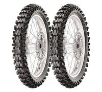 SET DE PNEUS PIRELLI 120/80-19 63M + 110/90-17 60M SCORPION MX32 MID SOFT