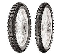 SET DE PNEUS PIRELLI 120/80-19 63M + 2.50-10 33J SCORPION MX32 MID SOFT