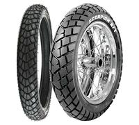 SET DE PNEUS PIRELLI 120/90-17 64S + 120/80-18 62S SCORPION MT90 A/T