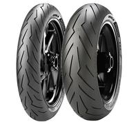 SET DE PNEUS PIRELLI 130/70-16 61W + 180/55-17 (73W) DIABLO ROSSO III 3