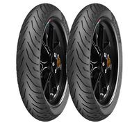 SET DE PNEUS PIRELLI 2.50-17 43P + 120/70-17 58S ANGEL CITY CT