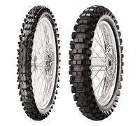SET DE PNEUS PIRELLI 60/100-12 MX32 MID S + 100/90-19 MX EXTRA X