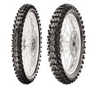 SET DE PNEUS PIRELLI 70/100-17 40M + 2.75-10 37J SCORPION MX32 MID SOFT