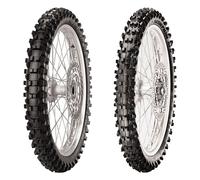 SET DE PNEUS PIRELLI 80/100-21 MX EXTRA X + 2.50-10 MX32 MID S