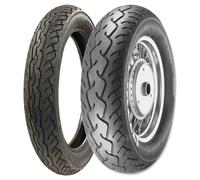 SET DE PNEUS PIRELLI 80/90-21 48H + 130/90-15 66S RUOTE MT66