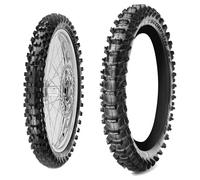 SET DE PNEUS PIRELLI 90/100-16 51M + 80/100-12 50M SCORPION MX SOFT