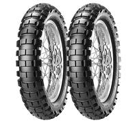 SET DE PNEUS PIRELLI 90/90-21 RALLY RACE MST + 150/70-18 RALLY M+S