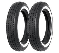SET DE PNEUS SHINKO 5.00-16 72H + 5.00-16 72H E-240 CLASSIC WW