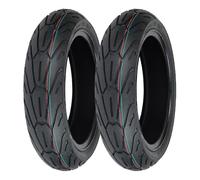 SET DE PNEUS VEE RUBBER 120/70-12 58P + 130/70-12 64P VRM-155