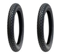 SET DE PNEUS VEE RUBBER 3.00-17 48P + 2.75-16 43P VRM-015