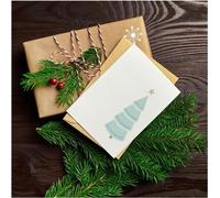 Set de pochoirs Forêt d'hiver - avec motifs de Noël 2 pièces