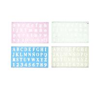 Set de pochoirs pour lettres