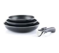 Set de poêles - ARTHUR MARTIN - 20-24-28cm - Aluminium - Anti-adhésif - Poignée amovible