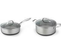 SET DE POELES - Black Signature - Casserole 24cm - Sauteuse 24cm - Induction
