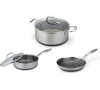 SET DE POELES - Black Signature - Poêle 24cm - Casserole 24cm - Sauteuse 24cm - Induction
