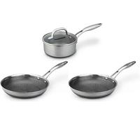 SET DE POELES - Black Signature - Poêle á frire 20 + 24cm - Casserole 20cm - Induction
