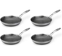 SET DE POELES - Black Signature - poêles à frire 20 + 24 + 26 + 28cm - Induction