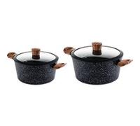 SET DE POÊLES Édition spéciale Westinghouse - Casserole 24 CM + 28 CM Noir