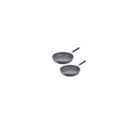 Set de poêles - LAGOSTINA - TEMPRA MINERAL - Aluminium Mineralis antiadhésif - Tous feux induction - 24/28 cm