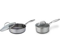 Set de poêles signature noire - Poêle 24cm - Casserole 20cm - Induction
