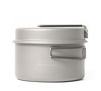 Set de poêles TOAKS - En titane - Pour camping, cuisine, randonnée, sac à dos, pique-nique, 1350ml
