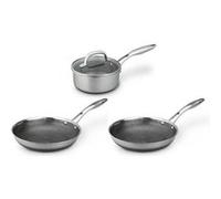 SET DE POELES - Black Signature - Poêle á frire 20 + 24cm - Casserole 20cm - Induction