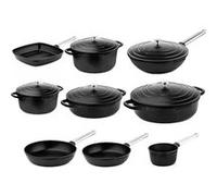 SET DE POÊLES Westinghouse Série Performance - Set 14 pièces - Noir - Set de cuisine complet Noir