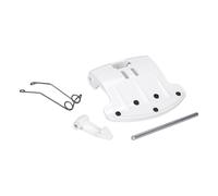 Set De Poignées De Porte Pour Whirlpool BLUPARTS C00202401, Blanc, 75 Mm