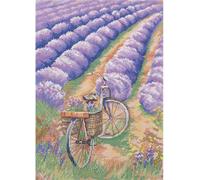 Set de point de croix Panna "La beauté de la Provence" 21,5x29,5cm, motif à compter