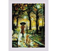 Set de point de croix Riolis "Night park", 30x40 cm