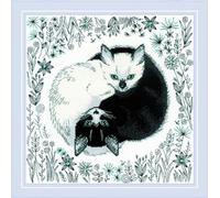 RIOLIS Counted Cross Stitch Kit 11.75"X11.75"-Yin And Yang