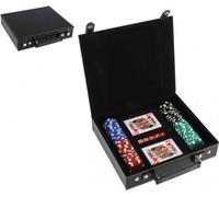 Set de poker 100pcs + cartes + dés en étui